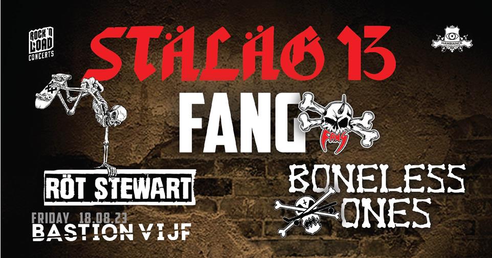 Fang, Stalag 13 and The Boneless Ones ism Rockn Load concerts